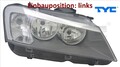 TYC 20-12848-05-2 Hauptscheinwerfer links Scheinwerfer Frontscheinwerfer 