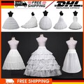Brautkleid Unterrock Hochzeitskleid Krinoline lang Rock Unterkleid Reifrock DHL`
