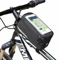 Wozinsky Fahrradtasche Rahmentasche Handytasche Smartphone 6,5 Zoll 1L schwarz
