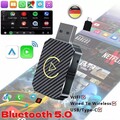 2in1 Wireless Carplay Android Auto Adapter USB Car Dongle Connect Box Plug&Play