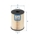 Kraftstofffilter Filtereinsatz 26.054.00 UFI für OPEL SAAB