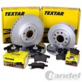 TEXTAR BREMSSCHEIBEN + BELÄGE VORNE + HINTEN passend für TOYOTA RAV4 A3 A4 3 4