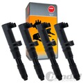 4x NGK Zündspule passend für RENAULT CLIO II III KANGOO ESPACE 3 4 LAGUNA I II