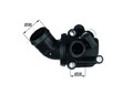 Thermostat Kühlwasser Kühlmittel für Mercedes Mahle Th387 2004 - 2009