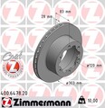 2x Bremsscheibe COAT Z ZIMMERMANN 400.6478.20 für MERCEDES VW CRAFTER SPRINTER