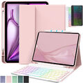 Beleuchtete Tastatur Hülle Maus für iPad 6 7 8 9 10 11. Gen A16 Pro Air 11 M2 M3