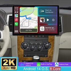 13.1" 64G Android14 CarPlay Autoradio GPS Für Cherokee Chrysler Dodge Jeep Grand