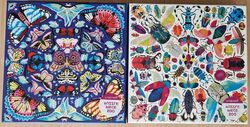 2 X 500 Teile Puzzle von Muddypuppy Kaleido-Beetles + Kaleido-Butterflies