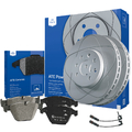 ATE Powerdisc Bremsscheiben + Ceramic Beläge BMW 3er E46 294mm Hinten belüftet