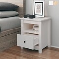 1/2er Set Nachttisch Massivholz Kiefer Nachtschrank Nachtkonsole Nachtkommode