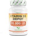 Vitamin D3 20.000 I.E. - 240 Tabletten - Hochdosiert mit 20000 IU Vitamin D3