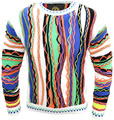 Original Paolo Deluxe® Sweater Modell "Salvatore" in Neonfarben
