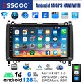 128G 8-Coer Carplay Für W639 Vito Viano W906 W169 Android 14 GPS Autoradio  NAVI