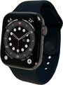 Apple Watch Series 7 (GPS + Cellular) 45 mm Graphit Edelstahl mit Sportarmband M