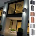 LED Wandstrahler Wandleuchte Wandlampe Außen Up Down Spot Strahler Garten Haus