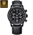 POEDAGAR Herren Uhr Quarzuhr Wasserdicht Top Edelstahl Sportuhr Armbanduhr Datum