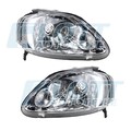 2x Hauptscheinwerfer links + rechts H4/H4 passend für VW Fox 5Z ab BJ 09/05