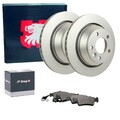 JP BREMSSCHEIBEN 314mm+ BELÄGE HINTEN passend für VW T5 TRANSPORTER MULTIVAN BUS