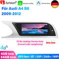 8.8" Carplay Für Audi A4/A5/B8/S4/S5 Android 12 Autoradio GPS Navi WIFI BT 4+64G