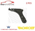 LINKS RECHTS QUERLENKER SATZ VORNE OUTER NIEDRIGER MONROE L21502 2PCS P NEU