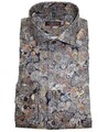 eterna Modern Fit Langarmhemd mit India Print in multicolor Gr. 39 bis 46