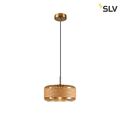 Pendelleuchte PANTILO ROPE 27, Ø 27cm, Pendel 250cm, mit Baldachin, E27, gold