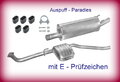 Abgasanlage Auspuffanlage für Opel Omega B 2.5 TD Caravan / Kombi (96KW) + Kit