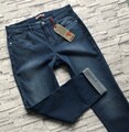 Ascari sommerliche leichte Magic Jeans in 7/8 Länge blau super stretch 48-54 neu