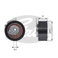 Gates T43117 Spannrolle, Zahnriemen passend für NISSAN OPEL RENAULT Riementrieb