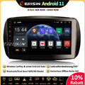 8-Kern Android 11 GPS Autoradio GPS Navi DAB+CarPlay RDS Wifi für Mercedes SMART