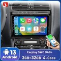 DAB+ Carplay Andriod 14 Für VW Polo 5 2008-2020 Autoradio GPS Navi WIFI 2G+32G