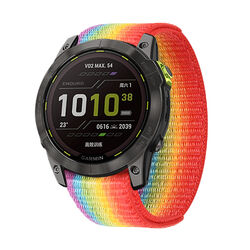 Sport Nylon Loop Armband für Garmin Enduro 3 2 Fenix E 8 7 7X 6 6X 5 5S 5X Plus