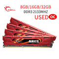 G.Skill 32GB 16GB 8GB 4GB DDR3 OC 2133Mhz PC3-17000U Desktop Arbeitsspeicher DE