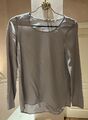 Bluse/ Hemd /Tunika grau, feiner Stoff, Gr.34-Passport-Top .Zustand