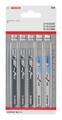 Bosch Zubehör Basic for Wood and Metal Stichsägeblatt-Set mit Universalschaft...
