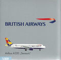Airbus A320 British Airways „Denmark“ G-BUSI Herpa 501781 1:500