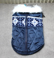 Hundejacke Hundemantel Winddicht Winter Hundeweste Warm Steppjacke Kragen Gr. M
