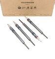 4x ORIGINAL VW Glühkerze Glühstift für AUDI A4 A6 SEAT VW GOLF 5 PASSAT 2.0 TDI