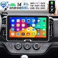 2+64GB Android 14 Carplay 10.1" Autoradio GPS Navi 1 DIN 360° Drehbar Bildschirm