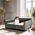 Luxus Hundesofa Katzensofa Tiersofa Hundecouch Couch Hundebet Kratzfestes Leder 