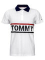 Tommy Jeans Hilfiger Herren Poloshirt T-Shirt Shirt Polo Weiß    NEU