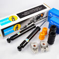 2x BILSTEIN Stoßdämpfer + Service-Kit + Domlager Hinten für BMW 1 3 4