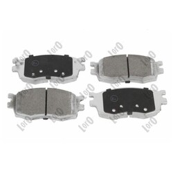 1x ORIGINAL® Abakus 231-01-153 Bremsbelagsatz, Scheibenbremse Vorne, inkl.