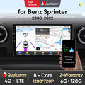 Android 14 128GB Carplay Für Benz Sprinter W907 2019-2023 10'' Autoradio GPS DAB