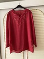 Edle  Damen Tunika Bluse Gr. 48, langarm mit vielen Details s. Art.-Beschreibung