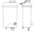 Mahle CRT 52 000S Ausgleichsbehälter Kühlmittel für BMW E39 E38 E31