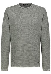 Sublevel Herren Strickpullover mit Rundhalsausschnitt Langarm Modisch