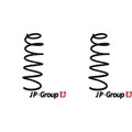 2x JP GROUP FAHRWERKSFEDERN VORNE passend für MITSUBISHI COLT SMART FORFOUR