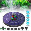 Solarpumpe Solar Teichpumpe Solar Springbrunnen 4W LED Solar Teichpumpe 1500mAh