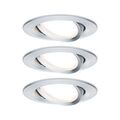 Paulmann LED Einbauleuchte Nova Coin 3er Set Ø 8,4 cm schwenkbar dimmbar